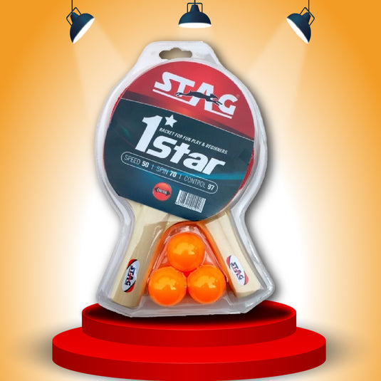 Stag 1 Star Play Set Table Tennis Bat