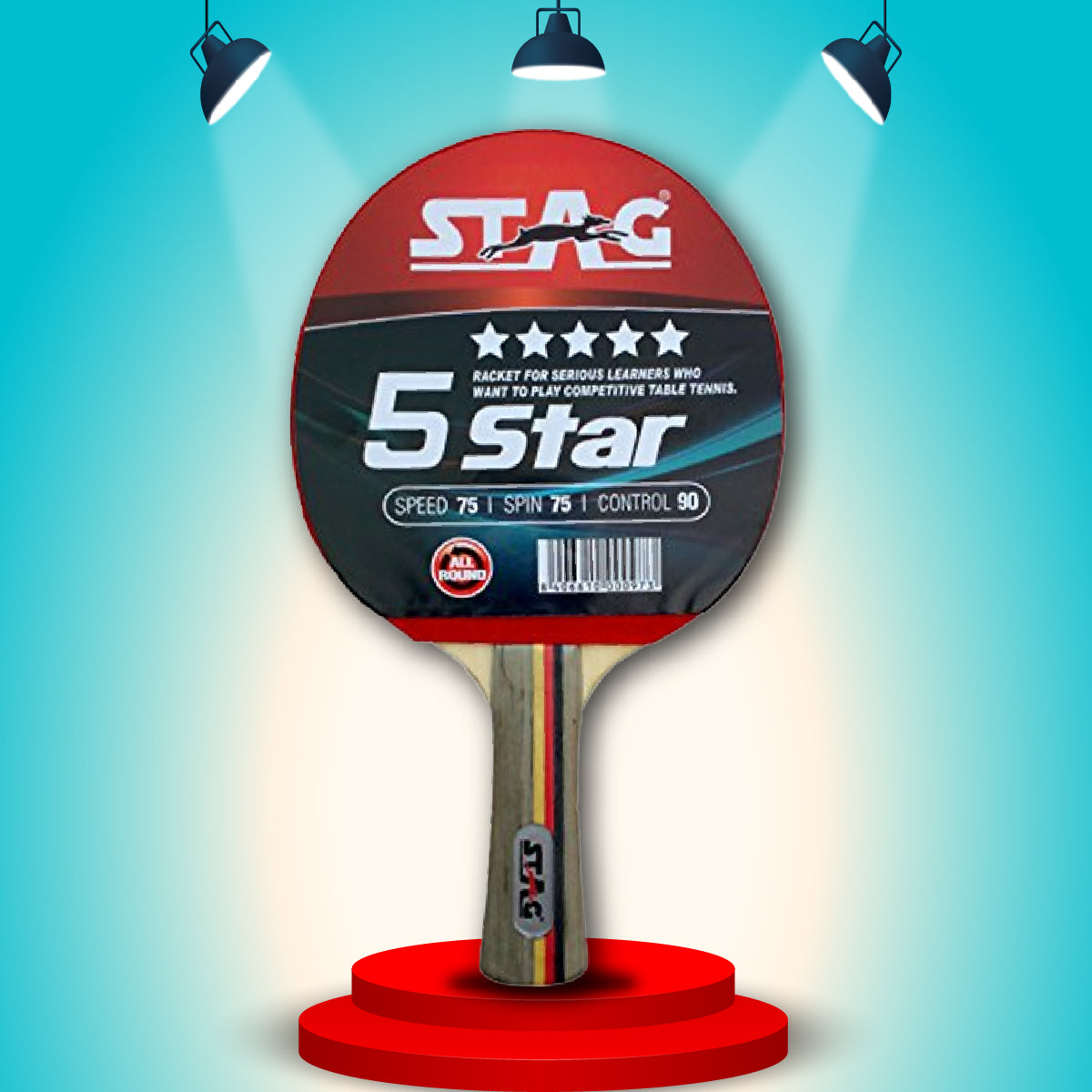 Stag Global 5 Star Table Tennis Bat