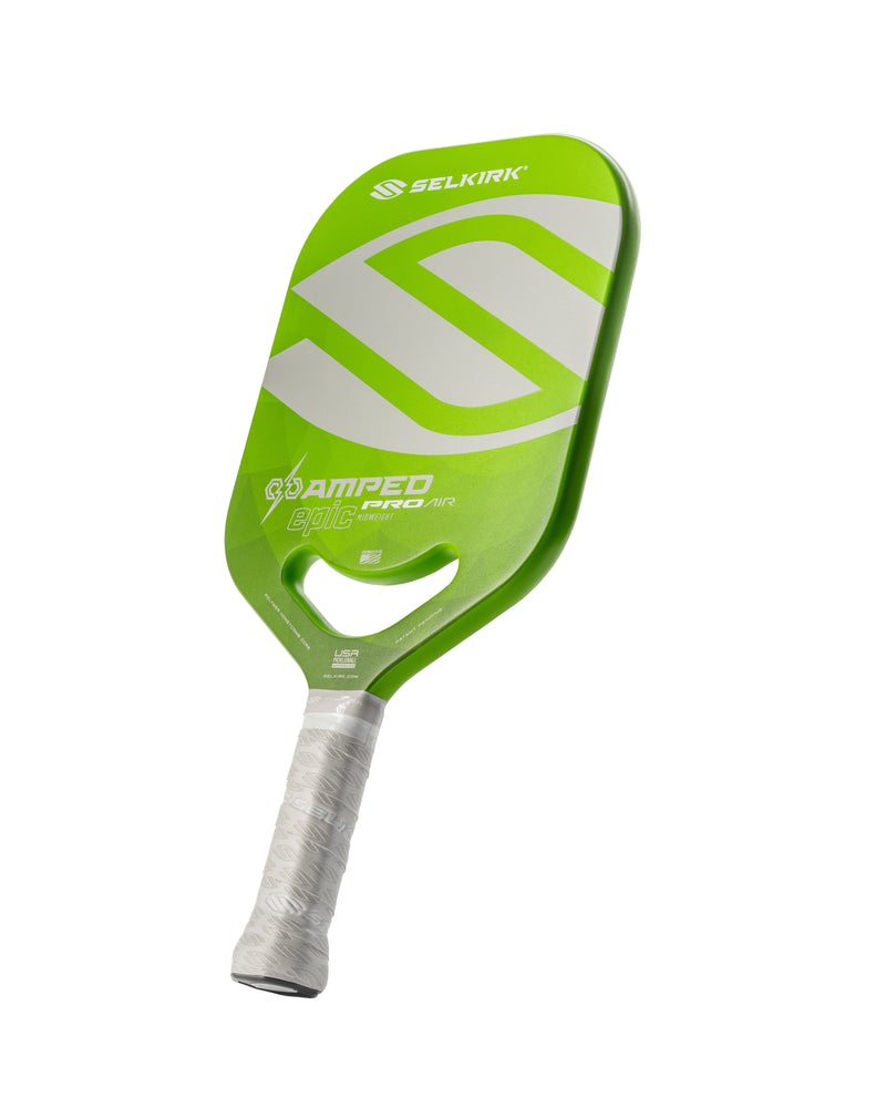 Load image into Gallery viewer, Selkirk Amped Pro Air-Epic Pickleball paddle side view
