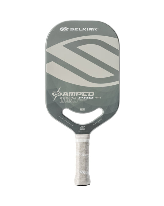 Silkirk Amped Pro Air-Invikta Pickleball Paddle black front
