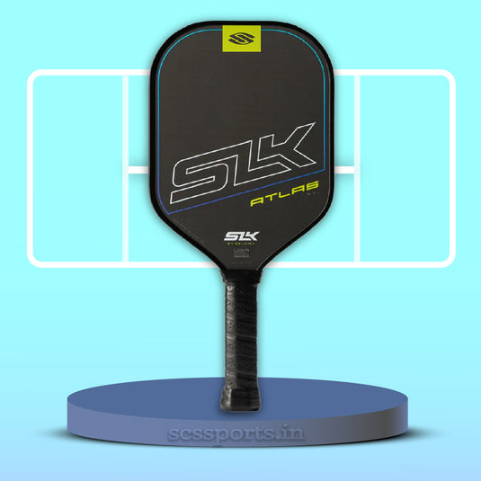 Selkirk SLK Atlas XL Pickleball Paddle blue background