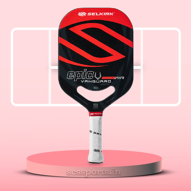 Load image into Gallery viewer, Selkirk Vanguard Power Air-Epic Pickleball Paddle red
