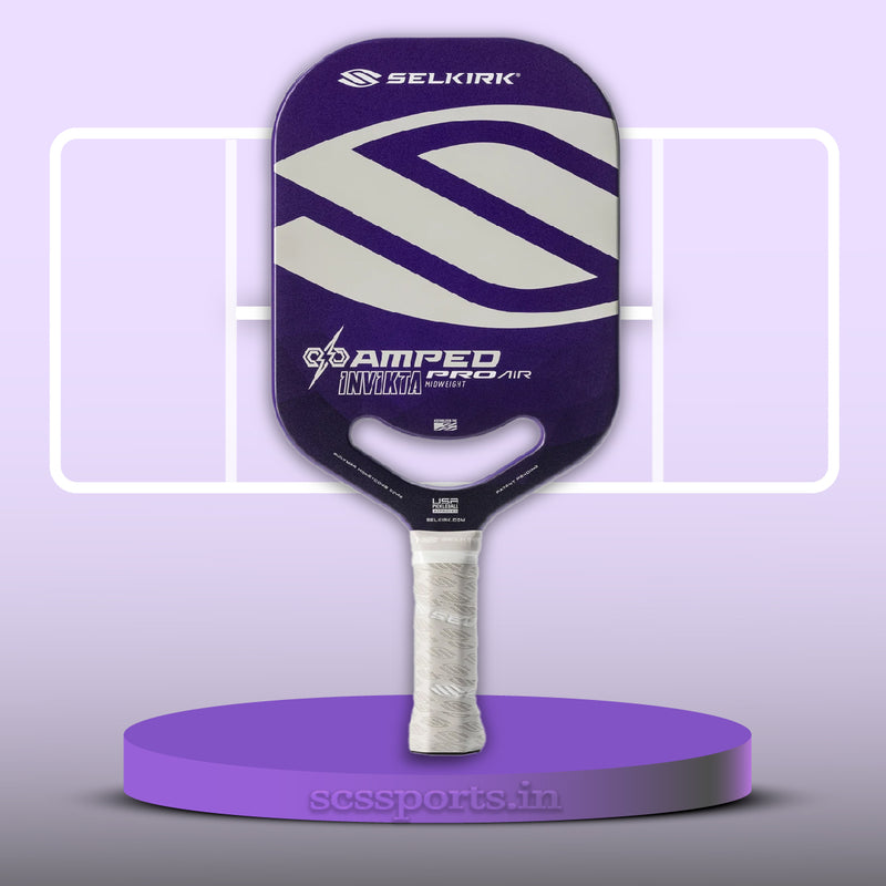 Load image into Gallery viewer, Silkirk Amped Pro Air-Invikta Pickleball Paddle blue
