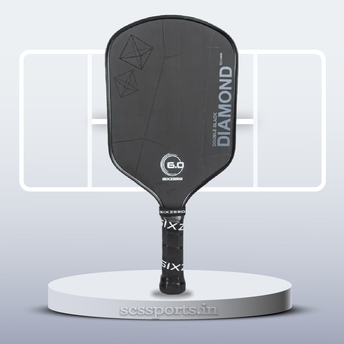 Sixzero Double Black Diamond Control 14 MM Pickleball Paddle