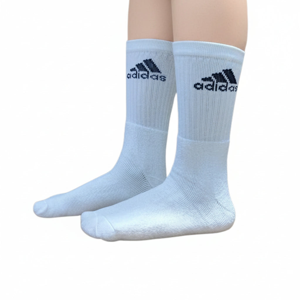 Adidas Plain Knitted Crew Socks