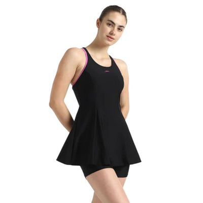 speedo End Racerback Swimdress Boyleg Swimming Costume(Female)