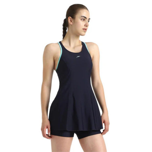 speedo End Racerback Swimdress Boyleg Swimming Costume(Female)