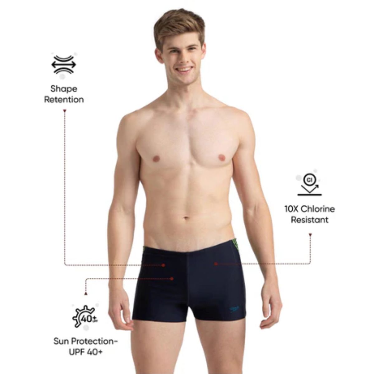 Speedo AM Teach Panel Aquashort