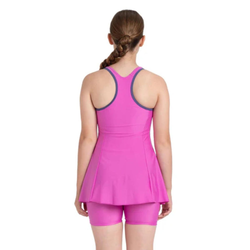 Load image into Gallery viewer, Speedo JF Racerback Swimdress with Boyleg
