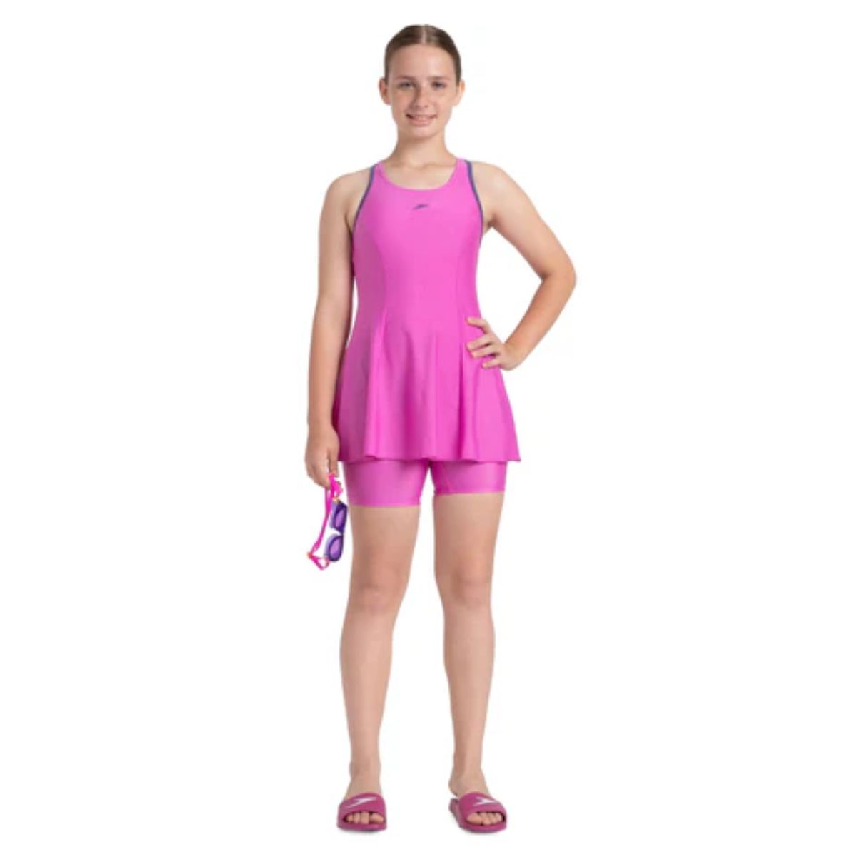 Speedo JF Racerback Swimdress with Boyleg