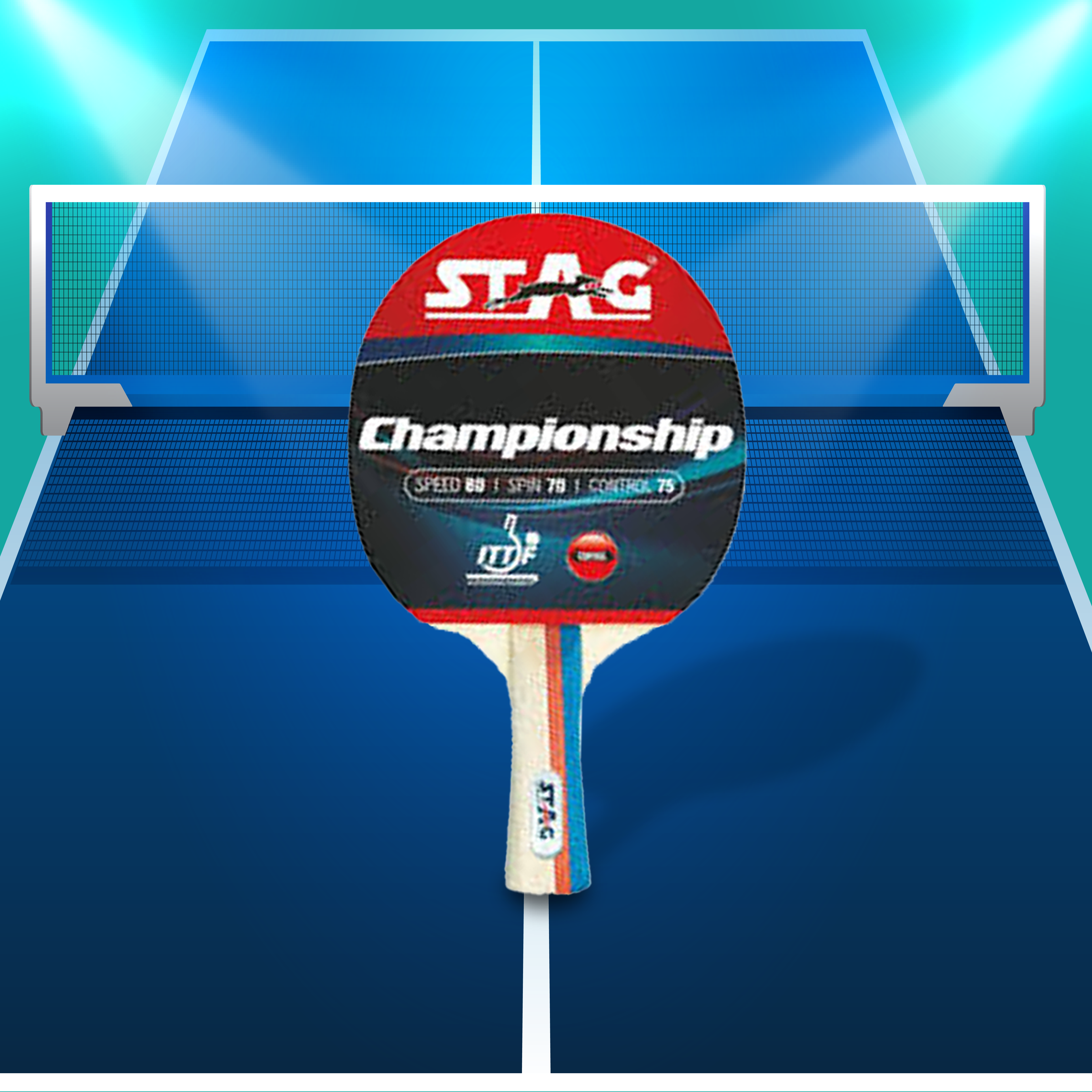 Stag Championship Table Tennis Bat