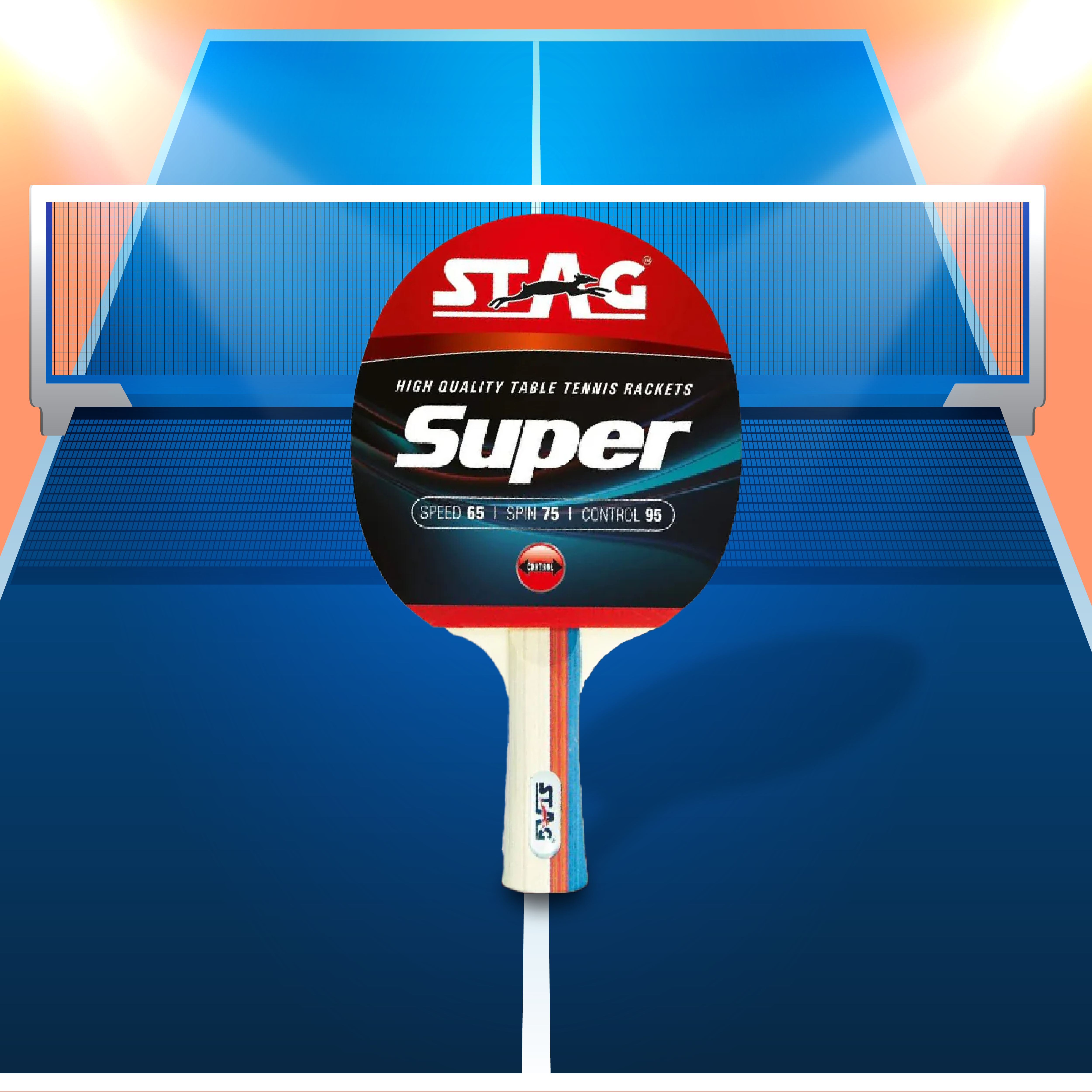 Stag Super Table Tennis Bat