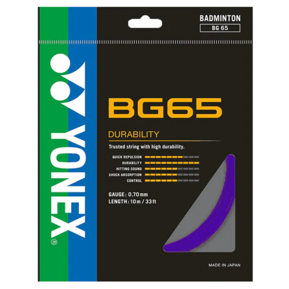 Yonex BG 65 0.70mm Badminton String