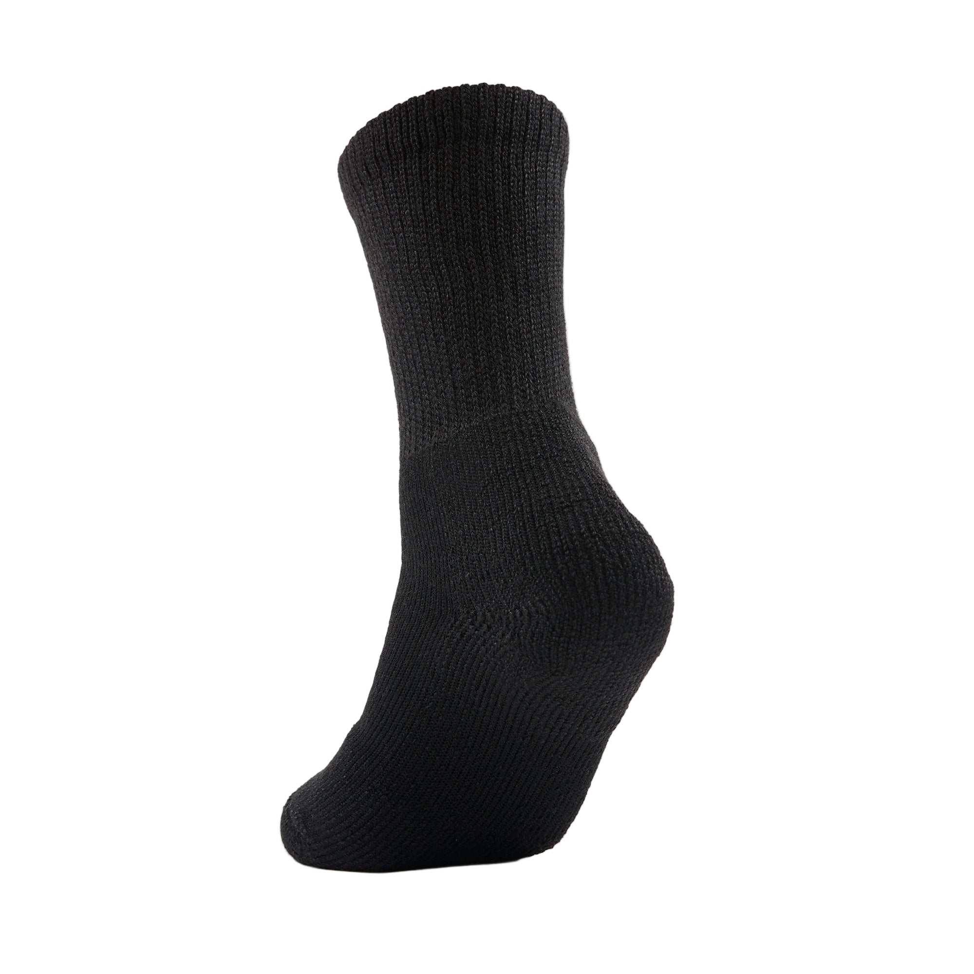 Thorlo Maximum Cushion Crew Tennis Socks In Black Color