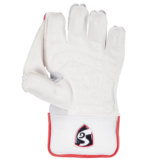 SG Test Cricket Keeping Gloves Red And White