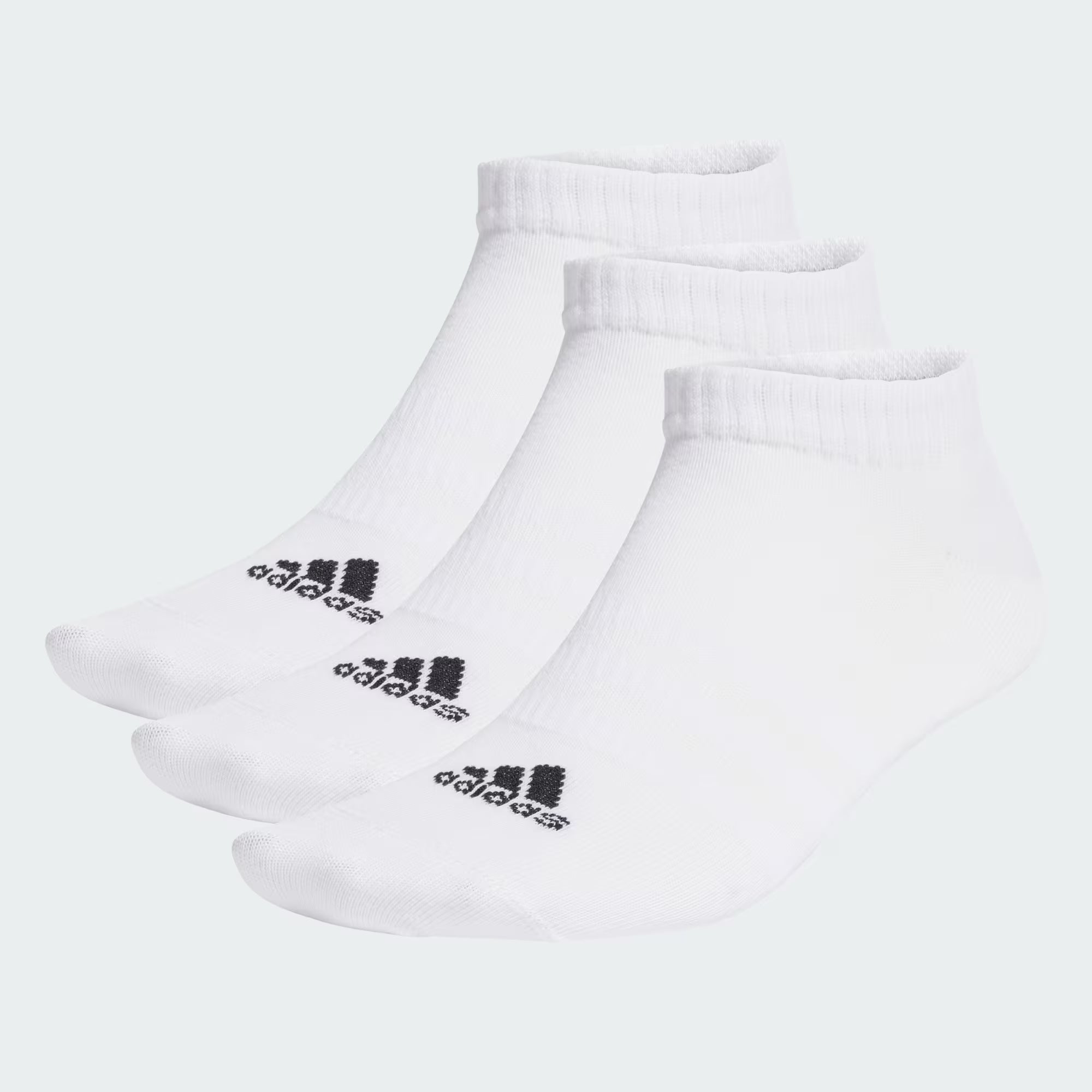 Adidas Thin and Light Sportswear Low-Cut Socks 3 Pairs