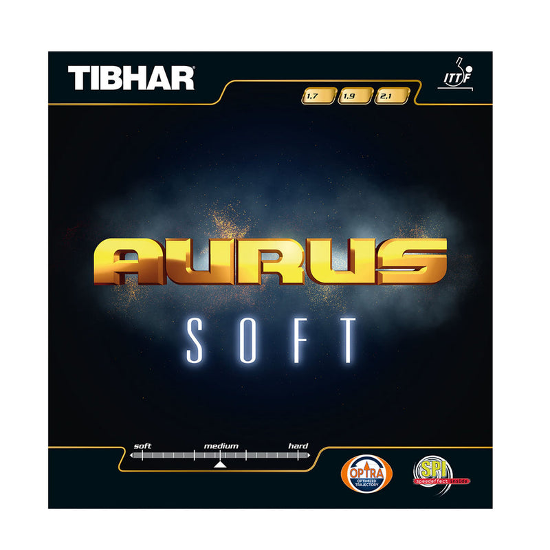 Load image into Gallery viewer, Tibhar Aurus Soft 2.1 Table Tennis Rubber
