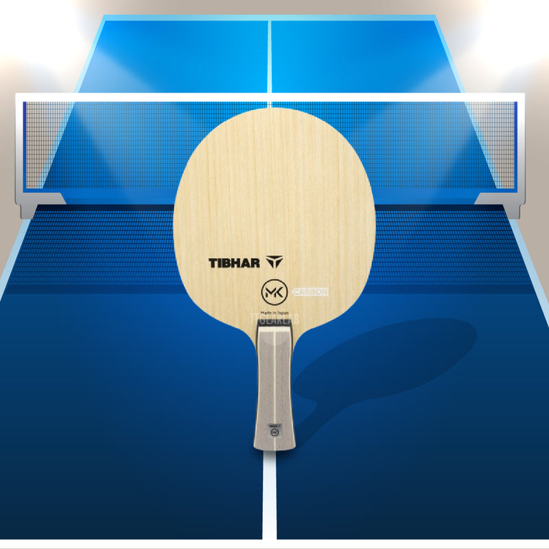 Load image into Gallery viewer, Tibhar MK Crypto Carbon Concave Table Tennis Ply Front Image
