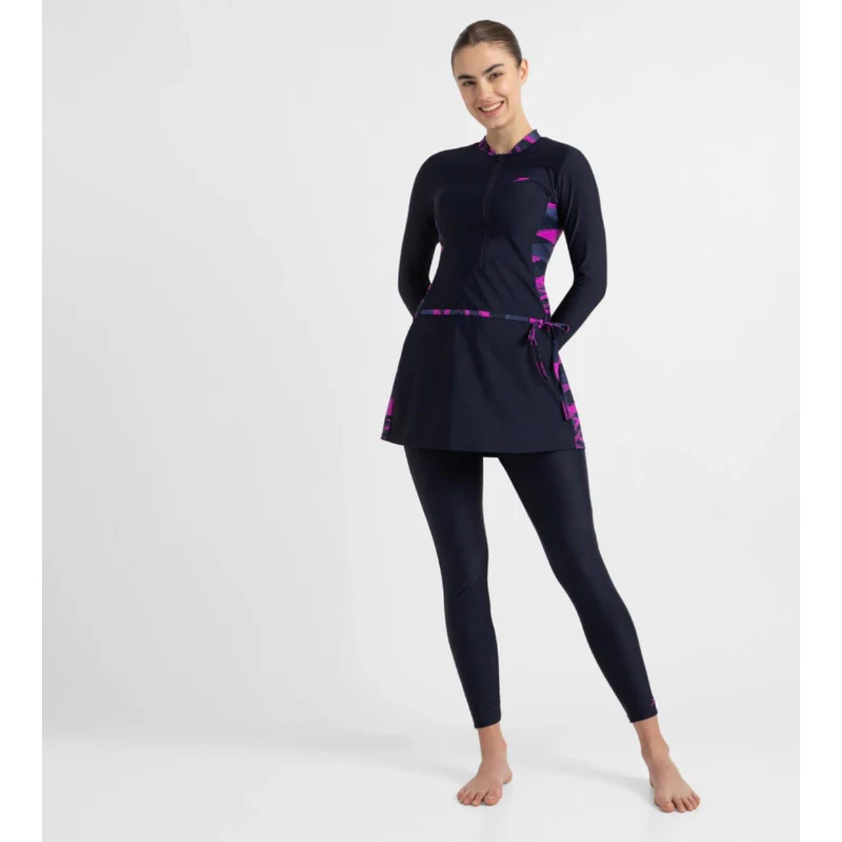 Speedo AF Printed 2 Piece Full Body Suit (Female)