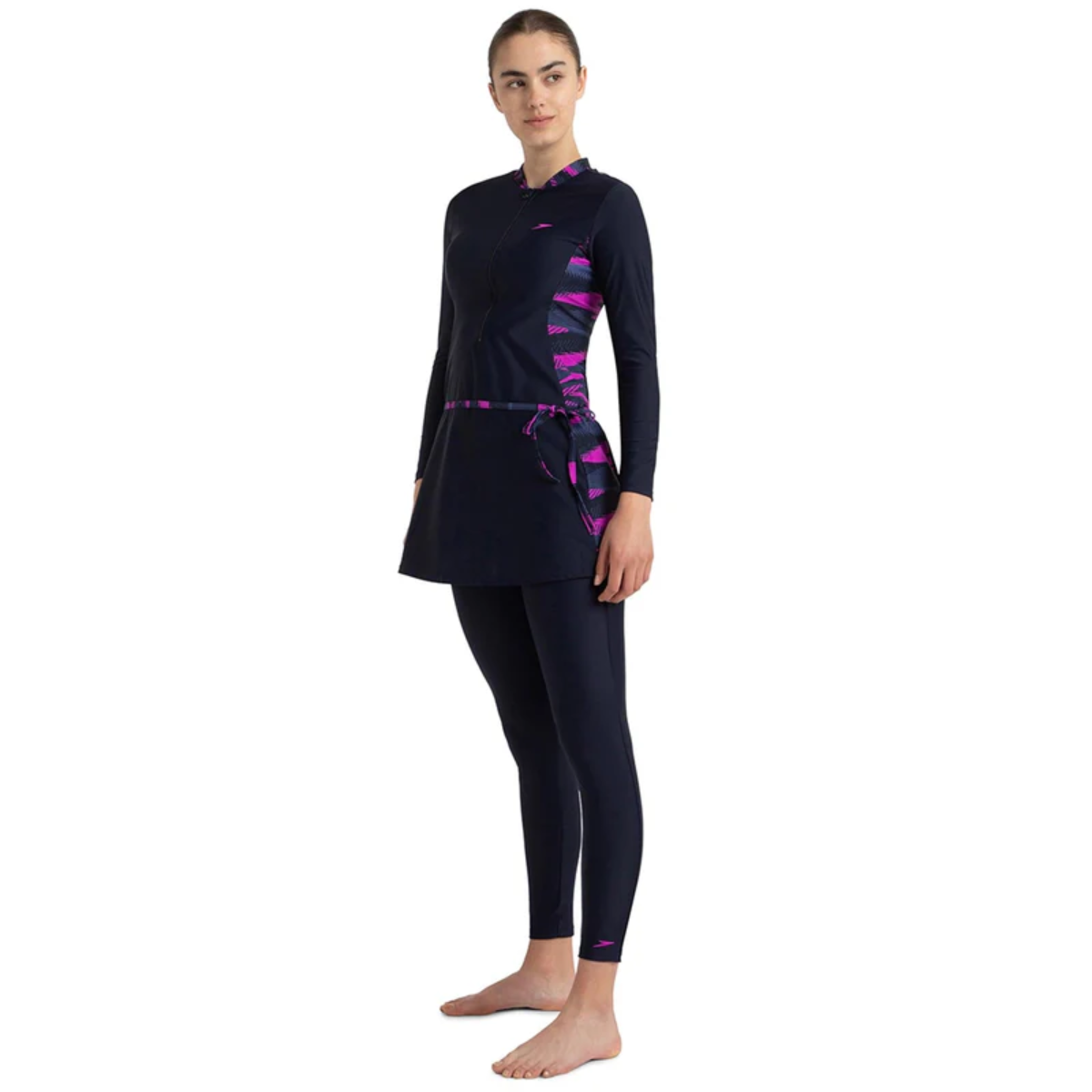 Speedo AF Printed 2 Piece Full Body Suit (Female)