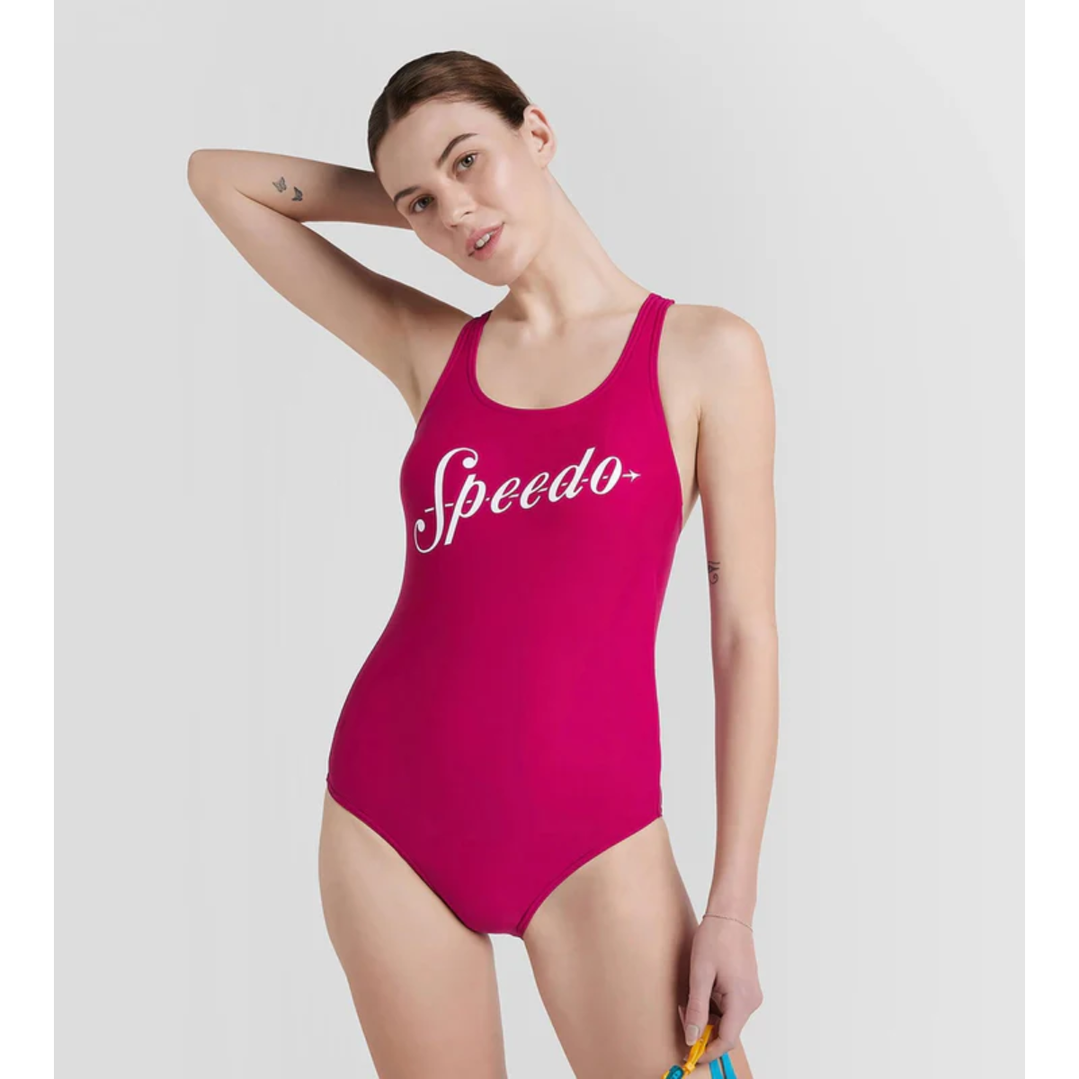 Speedo Af Heritage Logo Racerback Swimming Costume( Female)