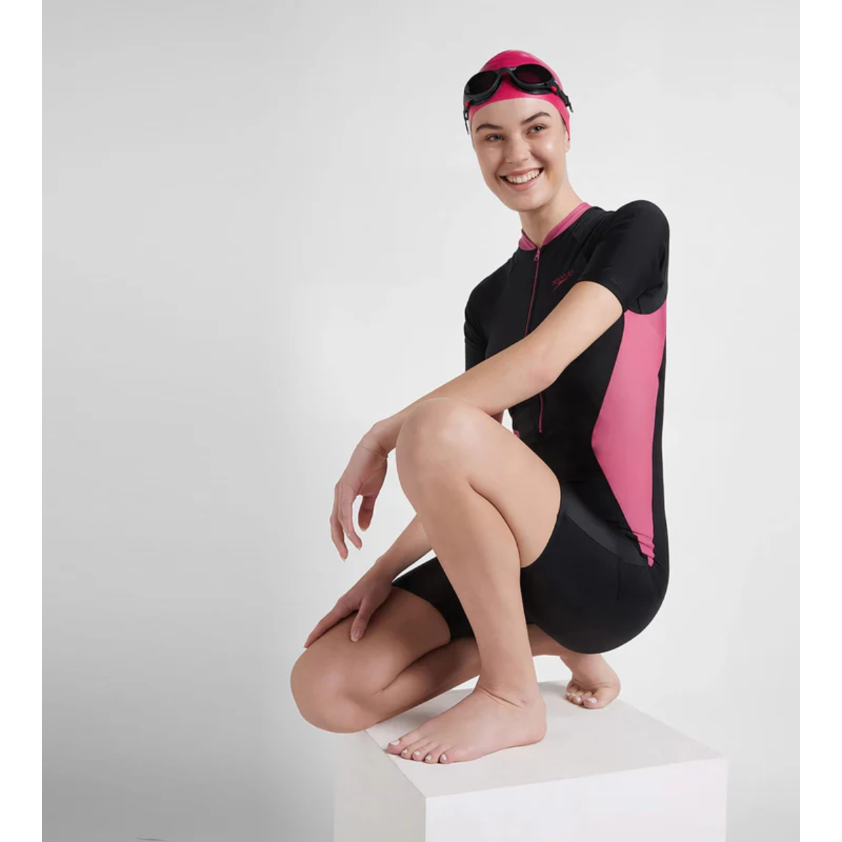 Speedo AF Zip Front S5 Kneesuit Swimming Costume(Female)