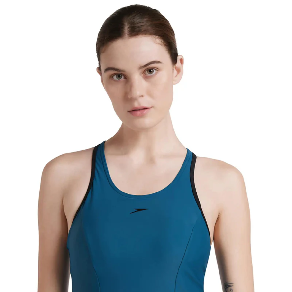 Speedo Am Rcbk Swimdress W/B Leg Swimming Costume(Female)