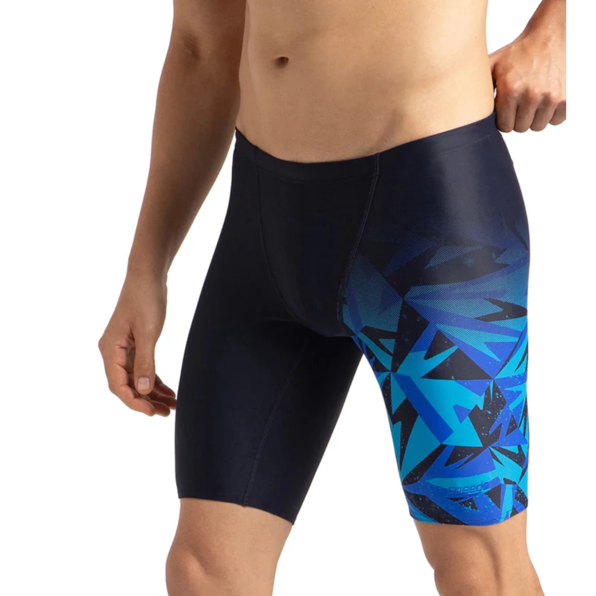 Speedo Am Hyp Boom V Cut Jammer Swimming Costume(Male)