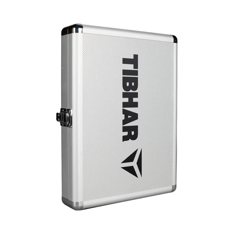 Load image into Gallery viewer, Tibhar Aluminium Cube Point Table Tennis Bat Case
