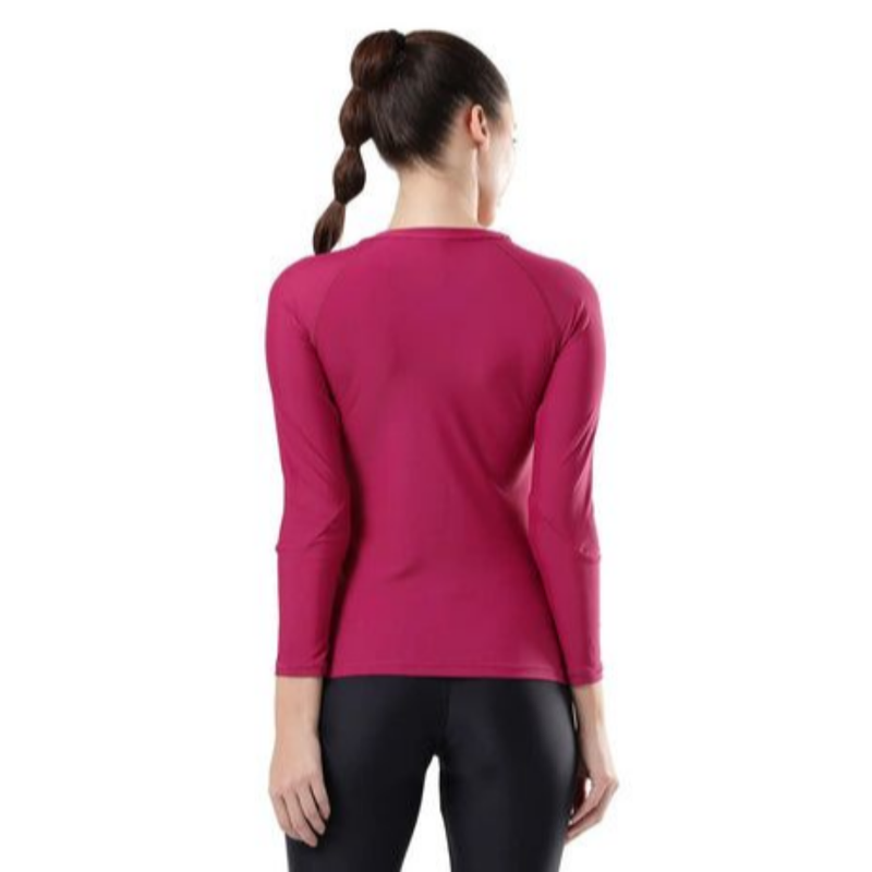 Load image into Gallery viewer, Speedo AF Solid LS Rash Top Swimming Costume Female
