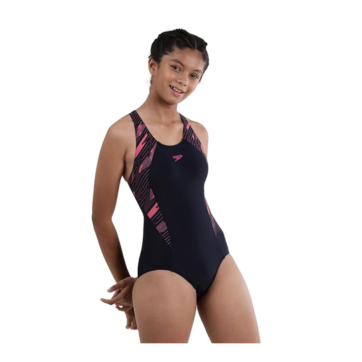 Speedo JF Hyperboom Spl Rcbk I Pct Swimming Costume (Female)