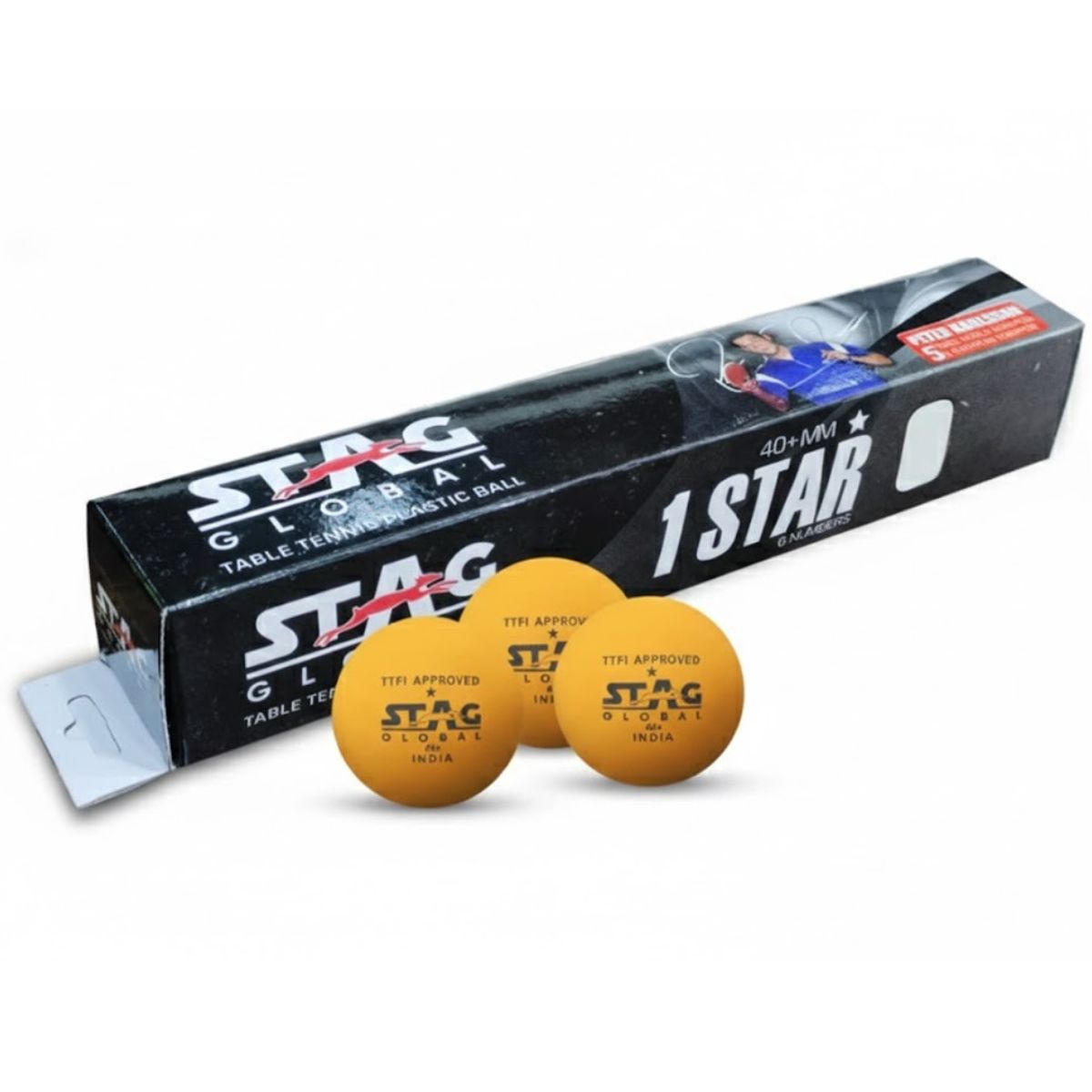 Stag Global 1 Star Table Tennis Ball
