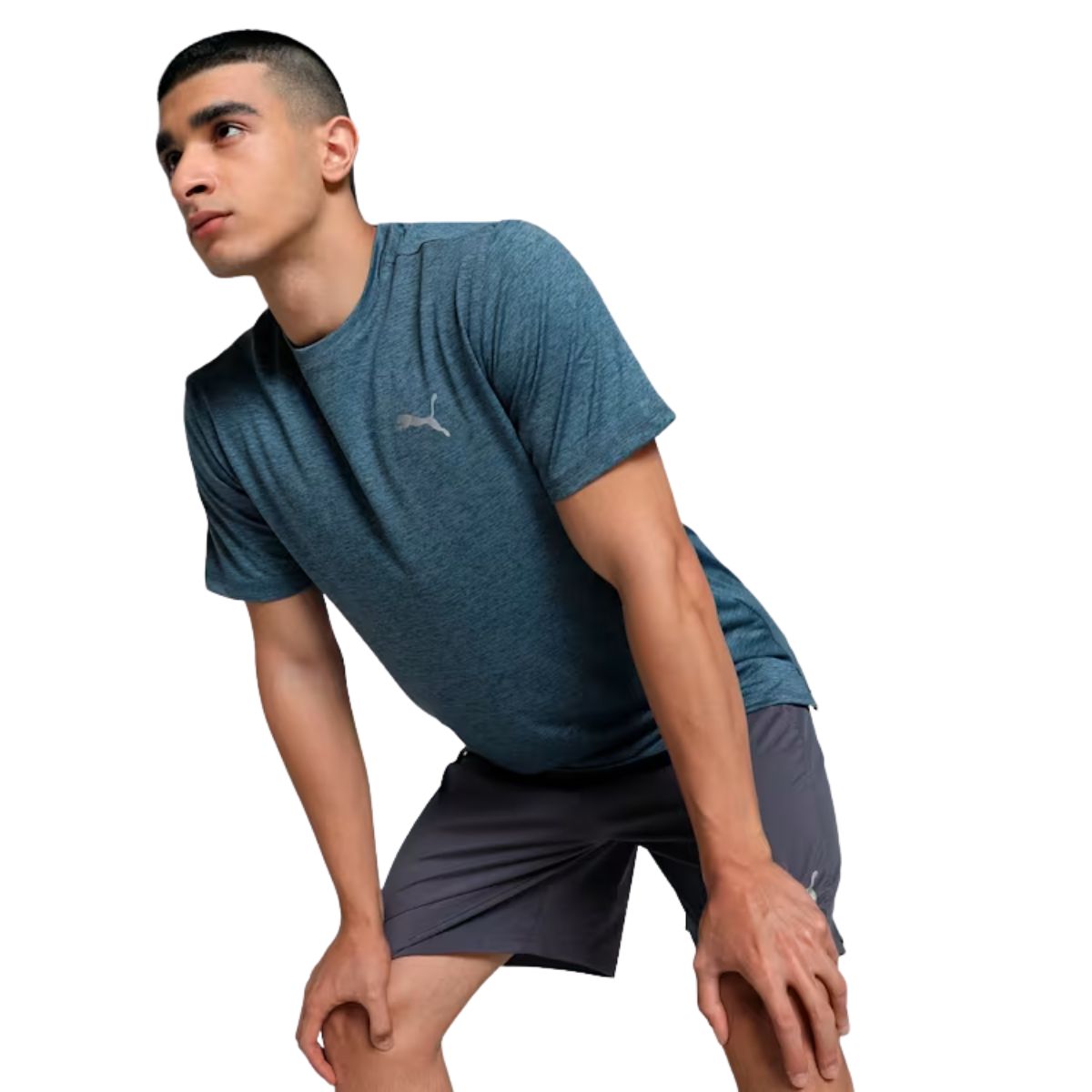 Puma Mens Run Favorite Heather SS Tee