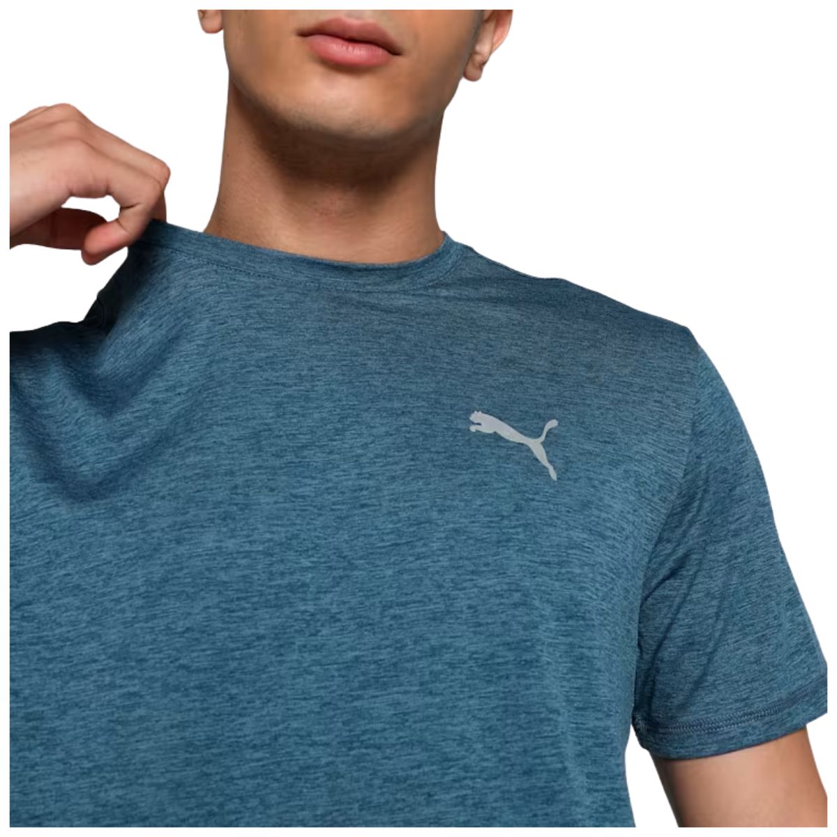 Puma Mens Run Favorite Heather SS Tee
