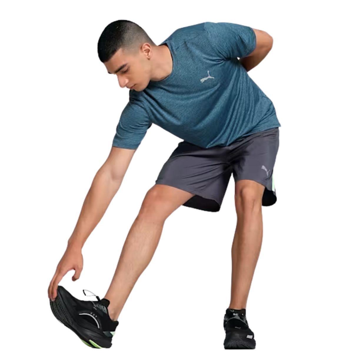 Puma Mens Run Favorite Heather SS Tee