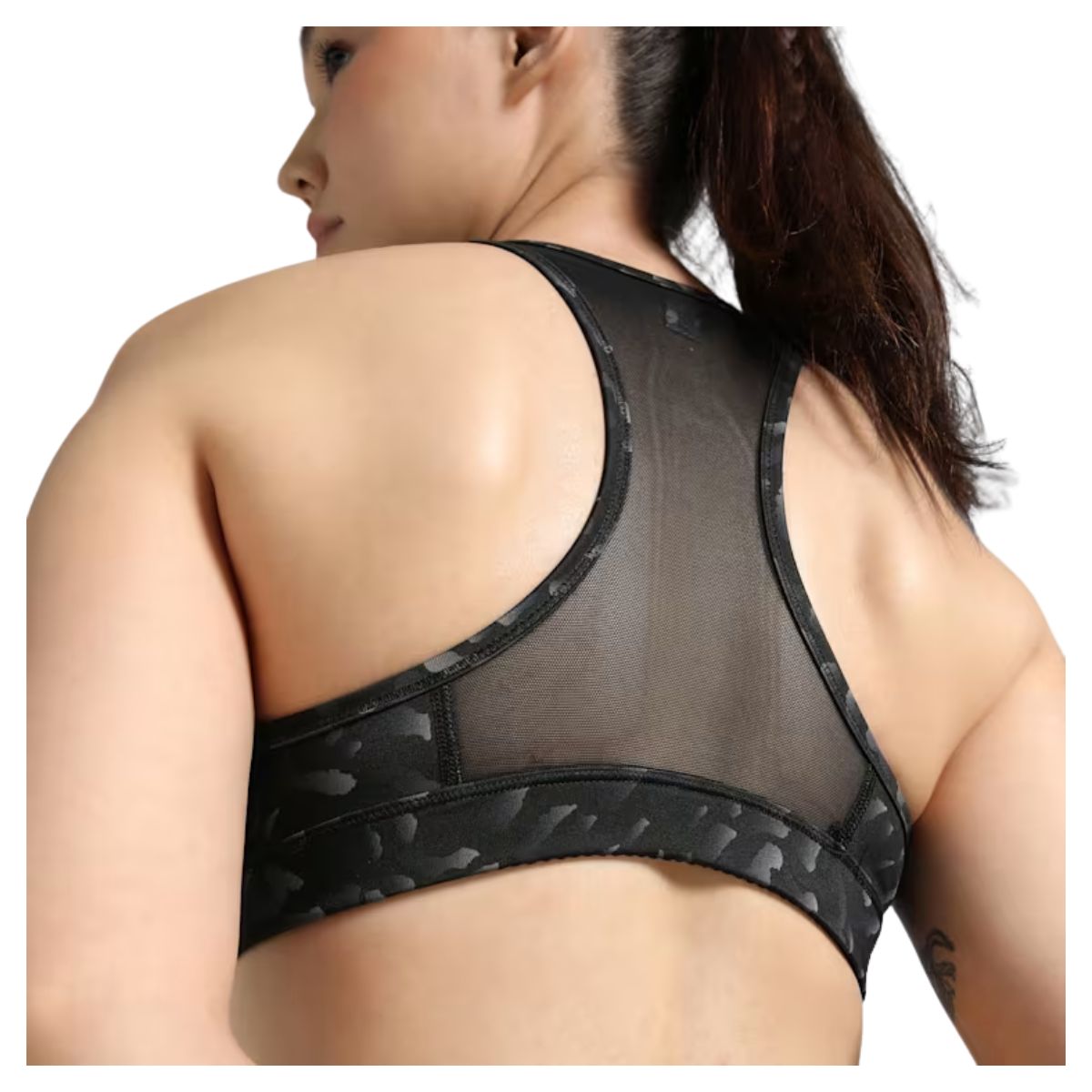 Puma Women's 4 Keeps Medium Impact Printed Bra