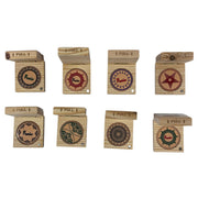 Precise Elegant Carrom Striker With Wooden Box (Pattern May Vary)