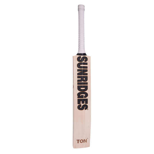 SS Ton Retro Classic English Willow Cricket Bat Standing Photo