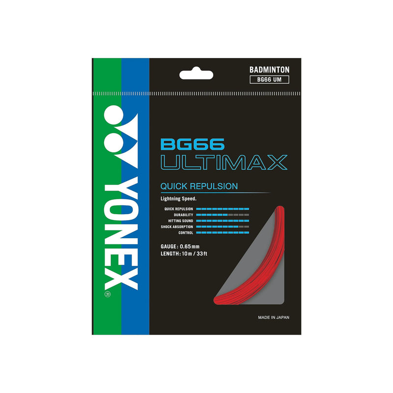 Load image into Gallery viewer, Yonex Bg 66 Ultimax 0.65mm Badminton String
