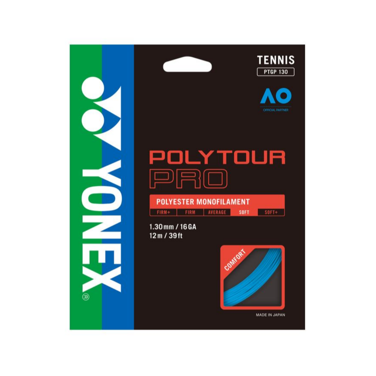 Yonex Polytour Pro 130 Tennis String (Cut from Coil)