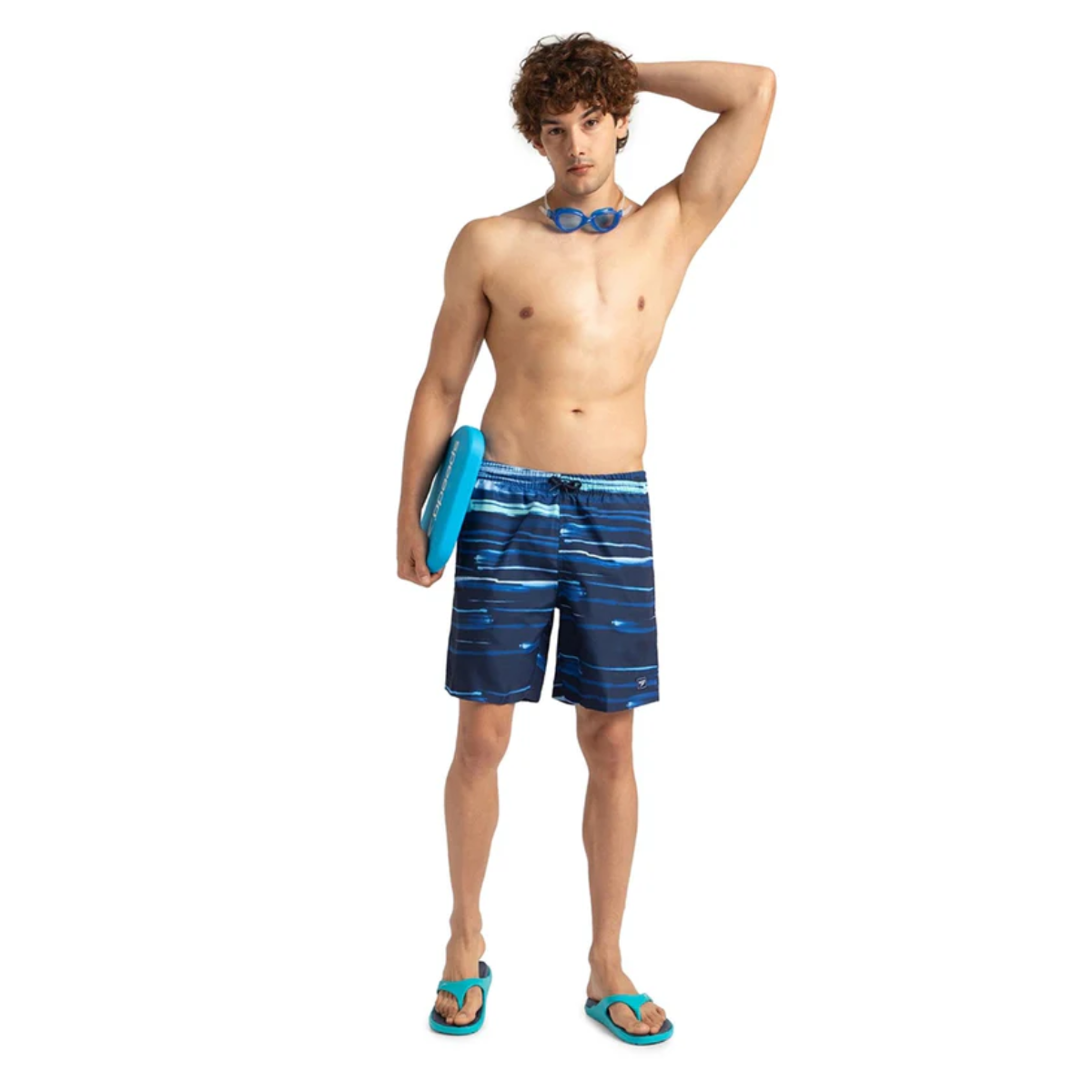 Speedo Am Digital Printed 18"Water Short Swimming Costume (Male)