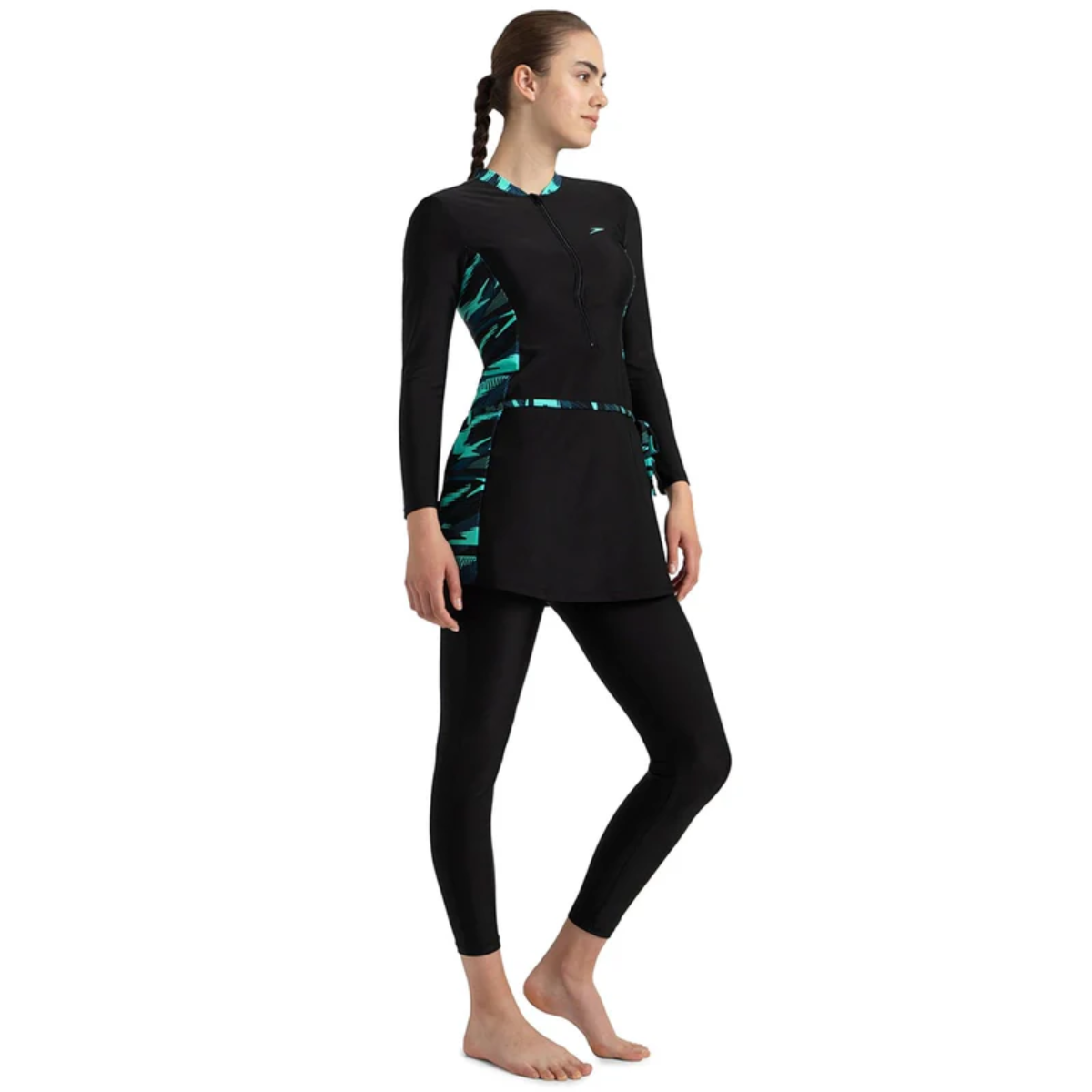 Speedo AF Printed 2 Piece Full Body Suit (Female)