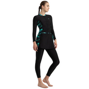 Speedo AF Printed 2 Piece Full Body Suit (Female)