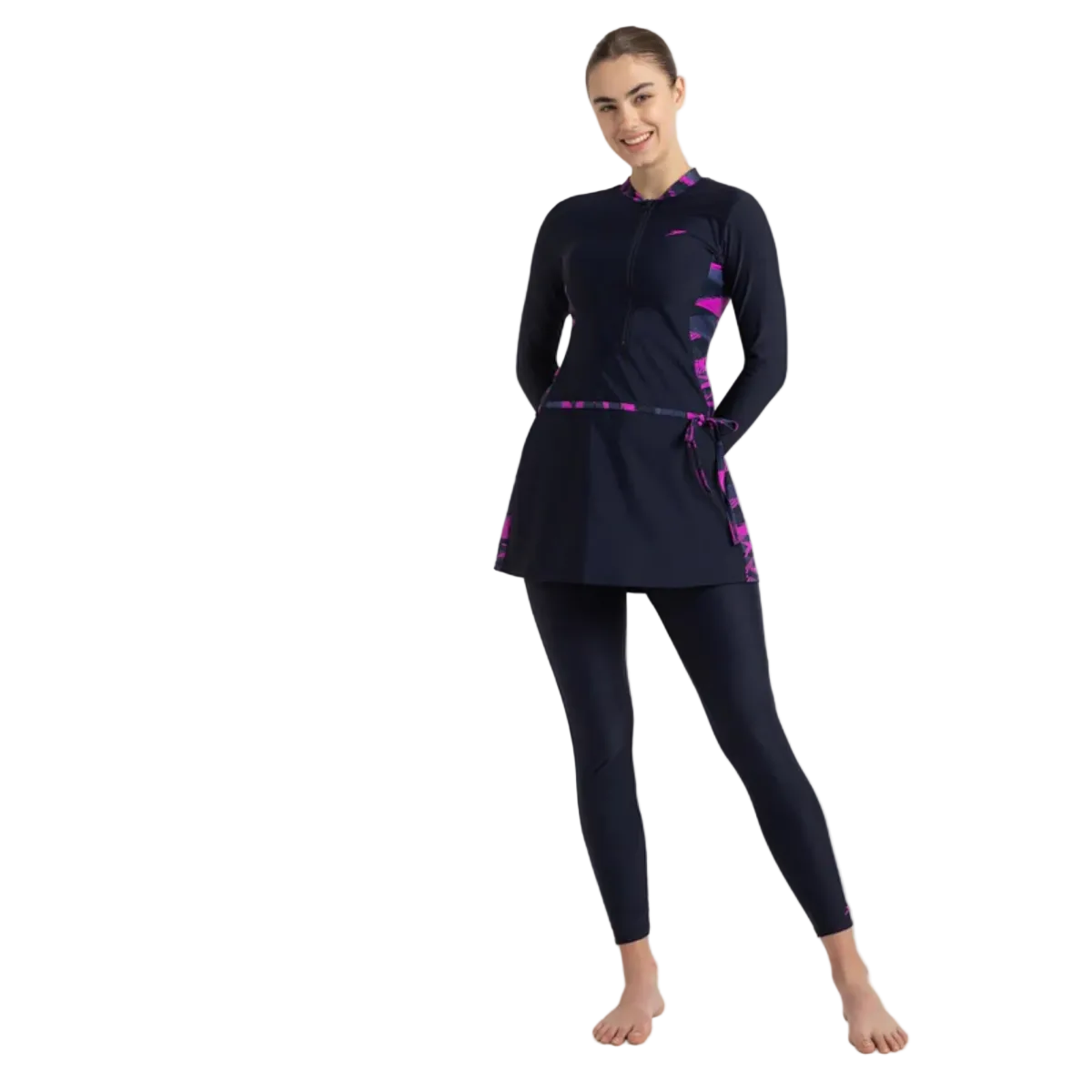 Speedo 2 Piece Closedback Full Body Suit Swimming Costume (Female)