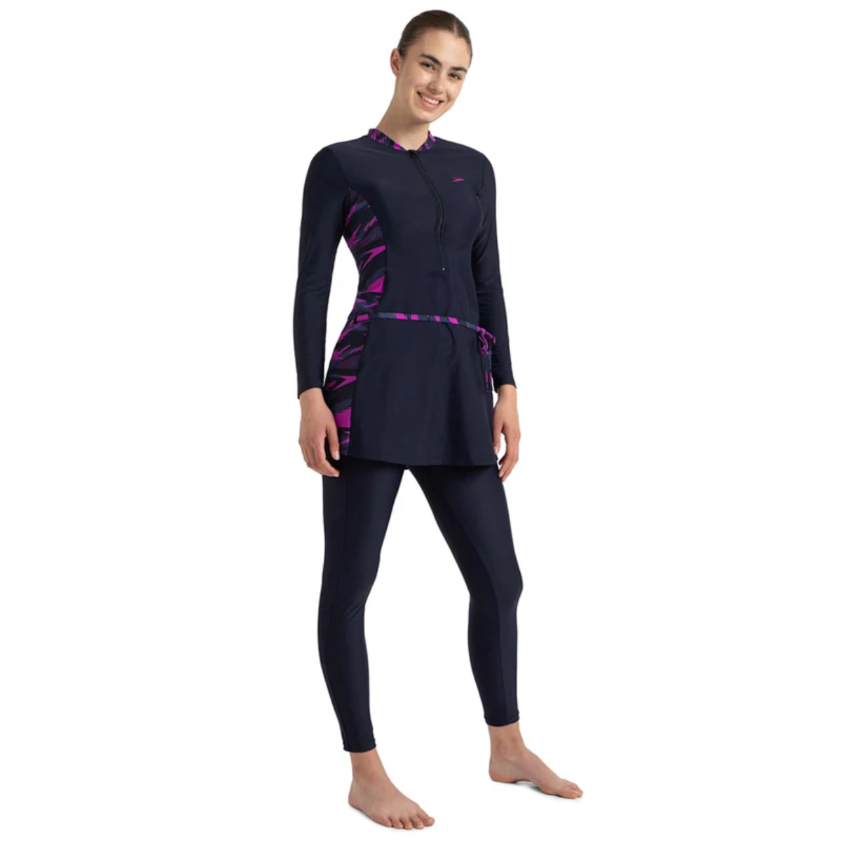 Speedo 2 Piece Closedback Full Body Suit Swimming Costume (Female)