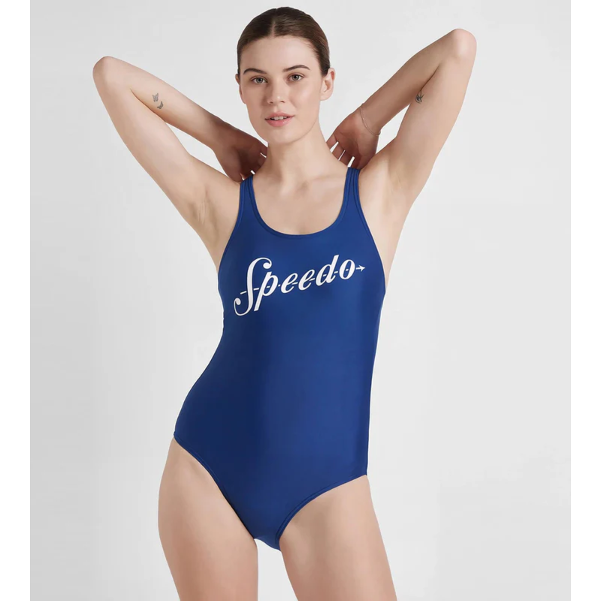 Speedo Af Heritage Logo Racerback Swimming Costume( Female)