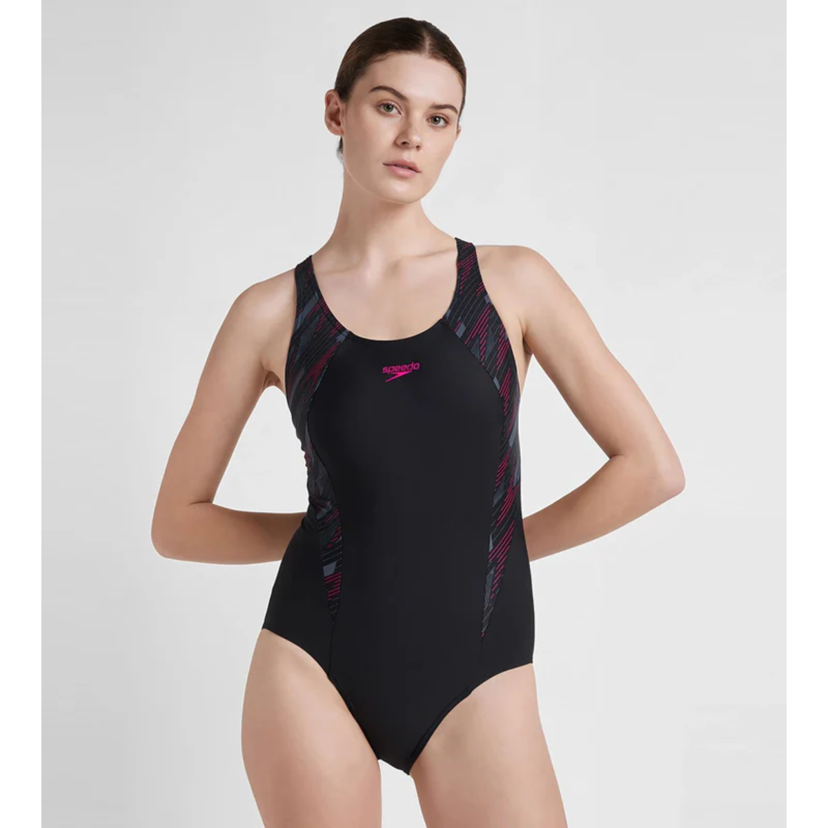 Speedo AF Hyp Boom Spl Rcbk 1pc Swimming Costume (Female)