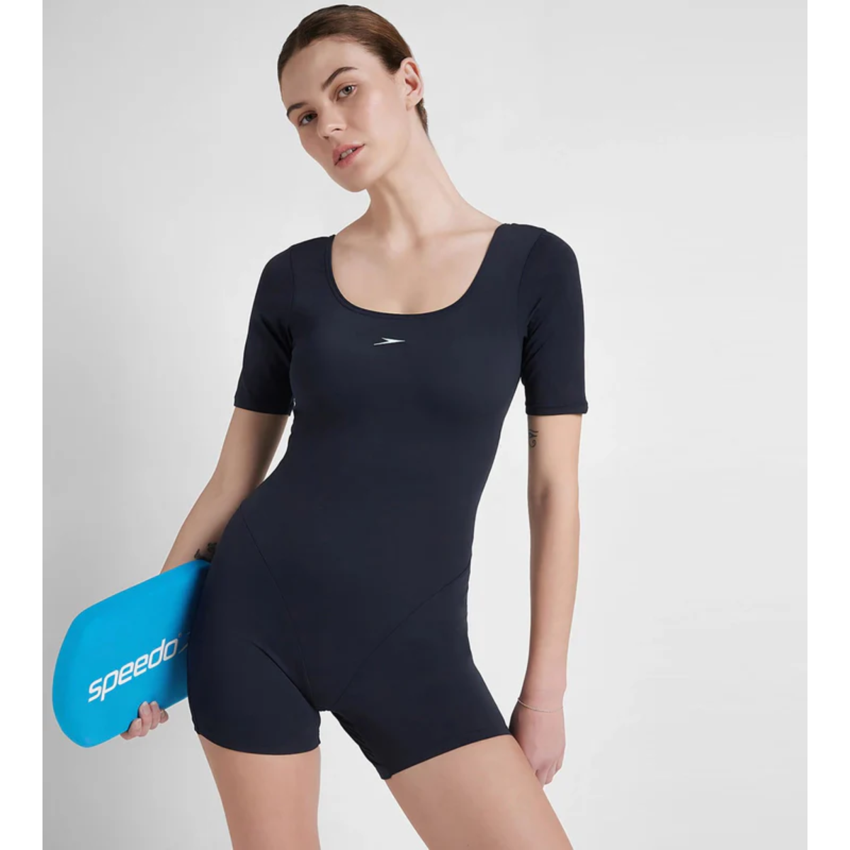 Speedo Af Myrtle Ss Leave Legsuit Swimming Costume(Female)