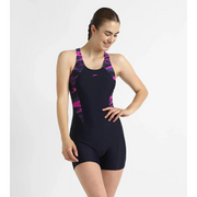 Speedo Hyp Boom Spl Racerback Legsuit Swimming Costume(Female)
