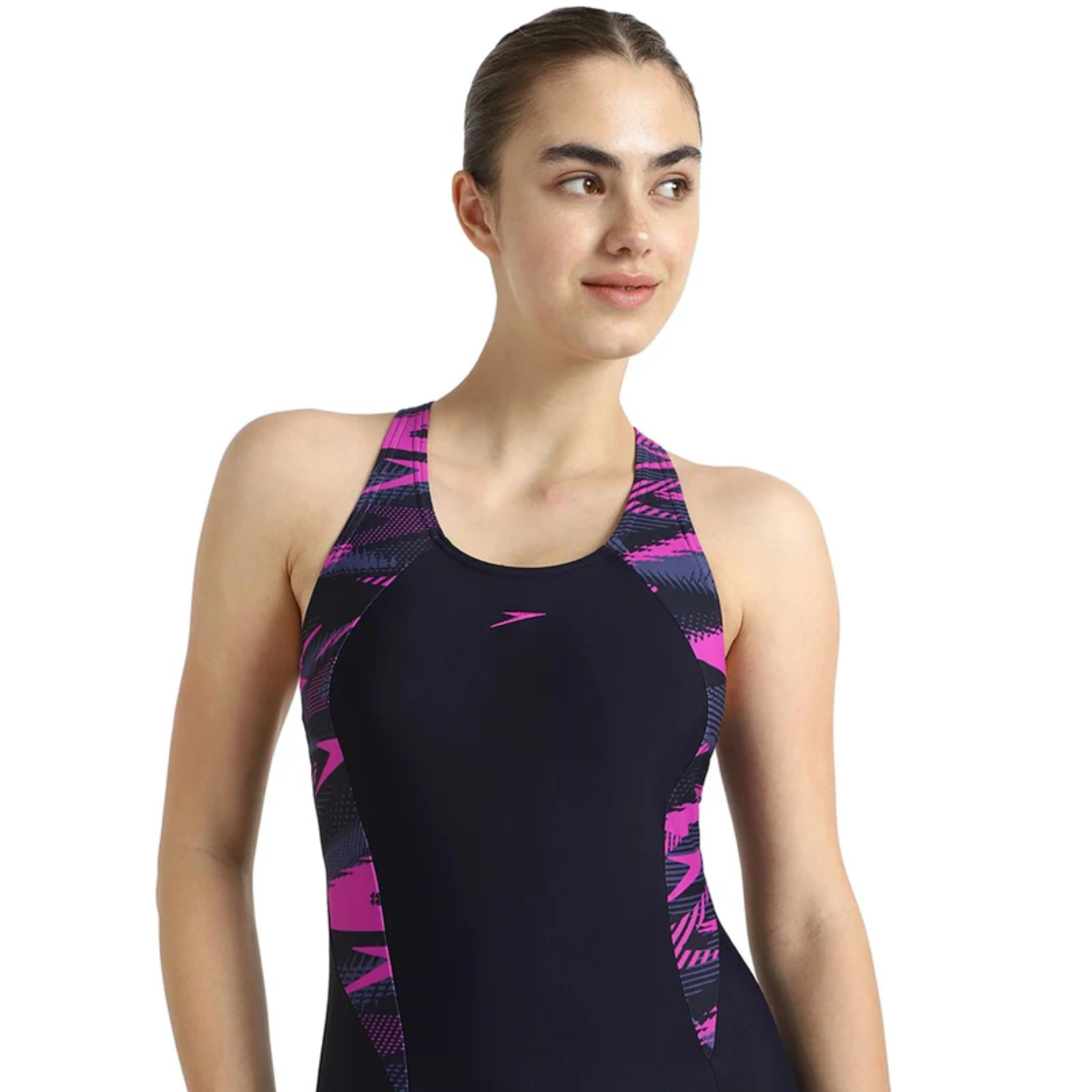 Speedo Hyp Boom Spl Racerback Legsuit Swimming Costume(Female)